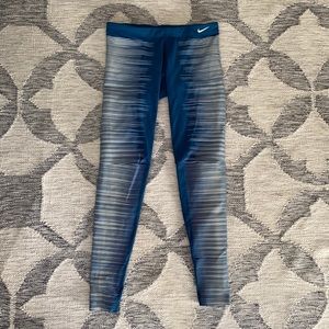Nike Flash reflective leggings in blue